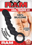 Ram Anal Trainer #2 Silicone Anal Probe - Black